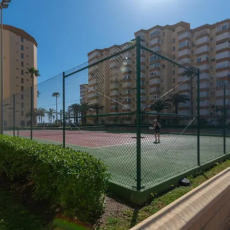 Familiar, Terraza Con Vistas Al Mar, Piscina, Pistas De Tenis, Wifi Y En Primera Linea De Playa Apartment *