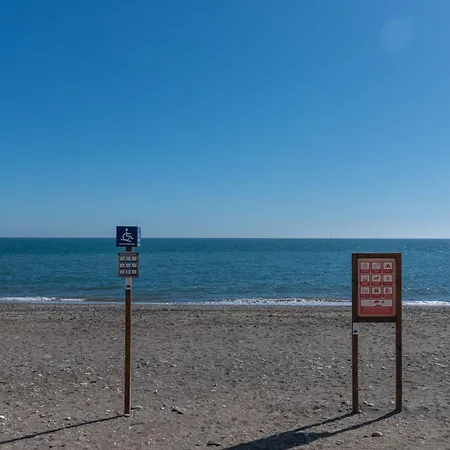 公寓 Familiar, Terraza Con Vistas Al Mar, Piscina, Pistas De Tenis, Wifi Y En Primera Linea De Playa *